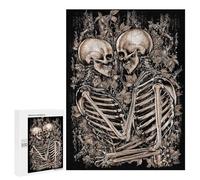 Puzzles for Adults 500 PCS Puzzles LOVE SKELETONS Puzzles for Adults Toy Wall Decor Difficult Hard Help The Brain Exercise 500 PCS