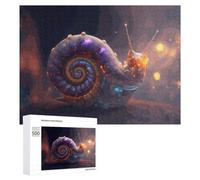 Puzzles for Adults 500 PCS Puzzles Magical Glowing Snail Shell Jigsaws for Adults Family Games But Fun And Humorous for Birthday, Chrismas 500 PCS