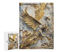 Puzzles for Adults 500 PCS Puzzles Majestic Eagle Elegance Puzzles for Adults Brain Teaser Game Perfect Decoration Deal As Gifts for The Whole Family 500 PCS
