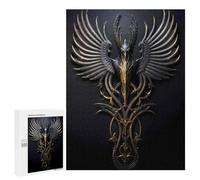 Puzzles for Adults 500 PCS Puzzles Majestic Golden Eagle Puzzles for Adults Brain Teaser Game Perfect Decoration Deal As Gifts for The Whole Family 500 PCS