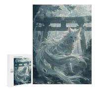 Puzzles for Adults 500 PCS Puzzles Mystic Kitsune Gateway Puzzles for Adults Brain Teaser Game Perfect Decoration Deal As Gifts for The Whole Family 500 PCS