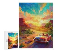 Puzzles for Adults 500 PCS Puzzles Open Road Adventure Adult Jigsaw Puzzles Family Activities Difficult And Challenge for Is Ideal As A Gift 500 PCS