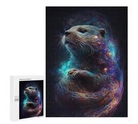 Puzzles for Adults 500 PCS Puzzles Otter Animal Wild Jigsaws for Adults Family Games Difficult Hard Deal As Gifts for The Whole Family 500 PCS