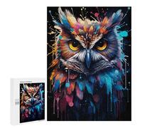 Puzzles for Adults 500 PCS Puzzles Owl Wild Painting Adult Jigsaw Anti-Stress Toys Analysis And Logic Unique Birthday And Gifts 500 PCS