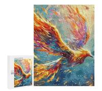 Puzzles for Adults 500 PCS Puzzles Phoenix Rising Firebird Artwork -1 Adult Jigsaw Puzzles Family Activities Difficult And Challenge for Is Ideal As A Gift 500 PCS
