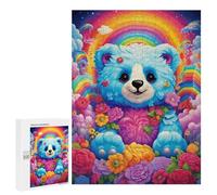 Puzzles for Adults 500 PCS Puzzles Rainbow Panda Paradise Jigsaws for Adults Family Games But Fun And Humorous for Birthday, Chrismas 500 PCS