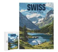 Puzzles for Adults 500 PCS Puzzles Swiss National Park Puzzles for Adults Toy Wall Decor Difficult Hard Help The Brain Exercise 500 PCS