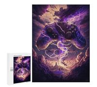 Puzzles for Adults 500 PCS Puzzles Thundering Gaming Odyssey Puzzles for Adults Brain Teaser Game Perfect Decoration Deal As Gifts for The Whole Family 500 PCS