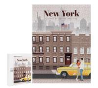 Puzzles for Adults 500 PCS Puzzles Travel to NYC Puzzles for Adults Toy Wall Decor Difficult Hard Help The Brain Exercise 500 PCS