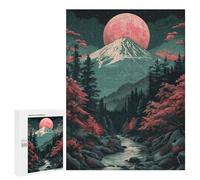 Puzzles for Adults 500 PCS Puzzles Vintage Asian Landscape Jigsaws for Adults Family Games Difficult Hard Deal As Gifts for The Whole Family 500 PCS