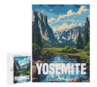 Puzzles for Adults 500 PCS Puzzles Yosemite National Park Puzzles for Adults Toy Wall Decor Difficult Hard Help The Brain Exercise 500 PCS