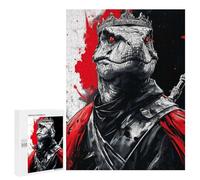 Puzzles for Adults 500 PCS Raptor T-rex Dinosaur King Jigsaw for Teenagerss Pattern Assembly Parent-child Interaction Beautiful Design Game 500 PCS