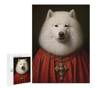 Puzzles for Adults 500 PCS Samoyed The Pope Jigsaw for Adults Relaxing Games Presents for Women Challenging Game Gifts 500 PCS