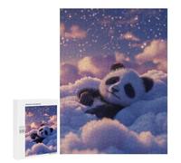 Puzzles for Adults 500 PCS Sleeping Panda Bear Jigsaw for Adults Relaxing Games Analysis And Logic Unique Birthday And Xmas Gifts 500 PCS