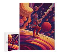 Puzzles for Adults 500 PCS Space Musician -2 Puzzle for Adults Family Games Hand Speed Race Unique Birthday And Xmas Gifts 500 PCS