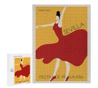 Puzzles for Adults 500 PCS Spain Feria Festival Jigsaw for Teenagerss Pattern Assembly Parent-child Interaction Beautiful Design Game 500 PCS