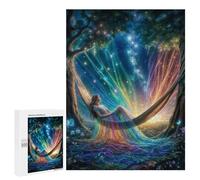 Puzzles for Adults 500 PCS Stargazing with Rainbow Jigsaw Puzzles for Teenagerss Stress Reliever Educational Challenge Christmas Birthday Gifts 500 PCS