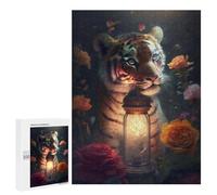 Puzzles for Adults 500 PCS The Magical Tiger Cub Puzzles for Adults Family Games Stress Reliever Unique Birthday And Xmas Gifts 500 PCS