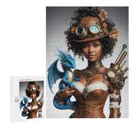 Puzzles for Adults 500 PCS The Steampunk Enchantress Jigsaw for Adults Relaxing Games Analysis And Logic Unique Birthday And Xmas Gifts 500 PCS