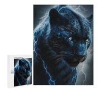 Puzzles for Adults 500 PCS Thundering Leopard Majesty Puzzle for Adults Family Games Hand Speed Race Unique Birthday And Xmas Gifts 500 PCS
