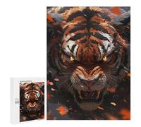 Puzzles for Adults 500 PCS Tiger Roar Power Wildlife Jigsaw Puzzles for Teenagerss Stress Reliever Educational Challenge Christmas Birthday Gifts 500 PCS