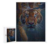 Puzzles for Adults 500 PCS Tiger Underwater Close-Up Puzzles for Adults Hands-on Game But Fun And Humorous Christmas Birthday Gifts 500 PCS
