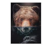 Puzzles for Adults 500 PCS Underwater Bear Jigsaws for Adults Hands-on Game Precision Cutting Fun at Home Activities, 500 PCS