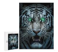 Puzzles for Adults 500 PCS White Tiger Roar Jigsaw for Teenagerss Pattern Assembly Parent-child Interaction Beautiful Design Game 500 PCS