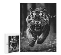 Puzzles for Adults 500 PCS Wild Tiger Roar -2 Puzzle For Teenagers Improve Memory Challenging To Complete Challenging Family Fun Game 500 PCS