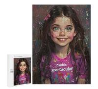 Puzzles for Adults 500 PCS Zombie Sportacular T-Shirt Jigsaw Puzzles for Adults But Fun And Humorous for Birthday, Chrismas Christmas Birthday Gifts 500 PCS