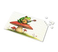 Puzzles For Adults 500 Pieces A Frog Playing Guitar On A Mushroom. Picture Puzzle Puzzles 500 Pieces 100 Piece Puzzles For Kids(1000PCS)