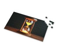 Puzzles For Adults 500 Pieces Hourglass With Changing Faces Inside Picture Puzzle Easter Gifts Puzzles For Kids Ages 4-6(500PCS)