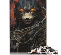 Puzzles For Adults 500 Pieces Robot Mouse Puzzle Wooden Jigsaw Puzzle For Adults, Teens And Challenge Toy 500pcs (52x38cm)