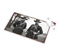 Puzzles For Adults 500 Pieces Two Men In Historical Military Uniforms Stand Side By Picture Puzzle Puzzles 500 Pieces 100 Piece Puzzles For Kids(1000PCS)