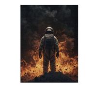 Puzzles for Adults 52x38cm/1000pcs Astronaut Catastrophe Jigsaws for Adults Brain Teaser Game Difficult Hard Challenging Game Gifts 52x38cm/1000pcs