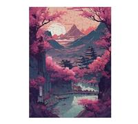 Puzzles for Adults 52x38cm/1000pcs Beautiful Village Puzzle for Adults Brain Teaser Game Improve Memory Fun at Home Activities, 52x38cm/1000pcs