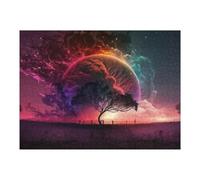 Puzzles for Adults 52x38cm/1000pcs Distant Planet with Surreal Colors Puzzles for Adults Brain Teaser Game Perfect Decoration Unique Birthday And Xmas Gifts 52x38cm/1000pcs