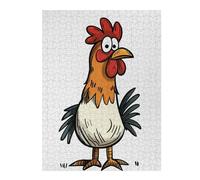 Puzzles for Adults 52x38cm/1000pcs Funny Chicken Jigsaws for Adults Brain Teaser Game Difficult Hard Challenging Game Gifts 52x38cm/1000pcs