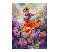 Puzzles for Adults 52x38cm/1000pcs Girls Botanical Lilac Jigsaws for Adults Brain Teaser Game Difficult Hard Challenging Game Gifts 52x38cm/1000pcs
