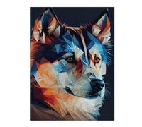 Puzzles for Adults 52x38cm/1000pcs Husky Abstract Teenagers Puzzles Toy Wall Decor Staycation Kill Time Christmas Birthday Gifts 52x38cm/1000pcs