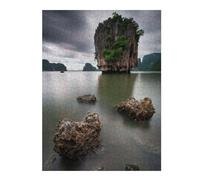 Puzzles for Adults 52x38cm/1000pcs Island Rock Formation Puzzle for Adults Brain Teaser Game Improve Memory Fun at Home Activities, 52x38cm/1000pcs