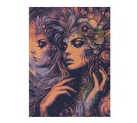 Puzzles for Adults 52x38cm/1000pcs Mirror Puzzle for Adults Brain Teaser Game Improve Memory Fun at Home Activities, 52x38cm/1000pcs