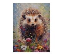 Puzzles for Adults 52x38cm/1000pcs Palette Hedgehog Painting Jigsaws for Adults Brain Teaser Game Difficult Hard Challenging Game Gifts 52x38cm/1000pcs