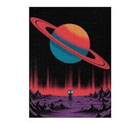 Puzzles for Adults 52x38cm/1000pcs Puzzles Alien on A Purple Planet Jigsaw for Adults Relaxing Games Presents for Women Stress Reduction Gifts 52x38cm/1000pcs