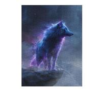 Puzzles for Adults 52x38cm/1000pcs Puzzles Celestial Wolf on Mountain Peak Jigsaws for Adults Family Games But Fun And Humorous for Birthday, Chrismas 52x38cm/1000pcs