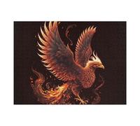 Puzzles for Adults 52x38cm/1000pcs Puzzles Phoenix Rising Firebird Artwork -2 Jigsaws for Adults Family Games But Fun And Humorous for Birthday, Chrismas 52x38cm/1000pcs