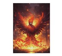 Puzzles for Adults 52x38cm/1000pcs Puzzles Phoenix Rising Firebird Artwork Jigsaw for Adults Relaxing Games But Fun And Humorous Deal As Gifts for The Whole Family 52x38cm/1000pcs