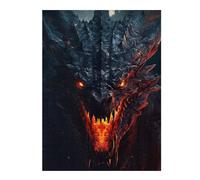 Puzzles for Adults 52x38cm/1000pcs Puzzles Scary Dragon Jigsaw for Adults Relaxing Games Presents for Women Stress Reduction Gifts 52x38cm/1000pcs