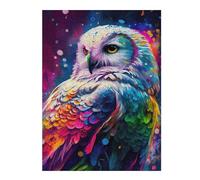 Puzzles for Adults 52x38cm/1000pcs Puzzles The Mystery Snow Owl Jigsaw for Adults Relaxing Games Presents for Women Stress Reduction Gifts 52x38cm/1000pcs