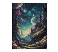 Puzzles for Adults 52x38cm/1000pcsEnchanting Castle View Teenagers Puzzles Toy Wall Decor Staycation Kill Time Christmas Birthday Gifts 52x38cm/1000pcs